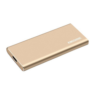 KINGSHARE 金胜 S8系列 KS8120G USB 3.0 移动固态硬盘 Type-C 120GB 金色