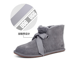 UGG 秋冬女士便鞋系带休闲雪地靴1119934