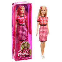 Barbie 芭比 娃娃时尚达人女孩公主换装衣服连衣裙过家家儿童玩具