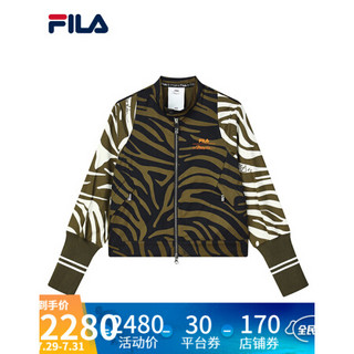 FILA X 3.1PHILLIP LIM 斐乐联名女子2021年秋季运动休闲外套 黑虹膜-NV 170/88A/L