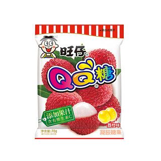 want want 旺旺 旺仔qq糖 荔枝味 70g