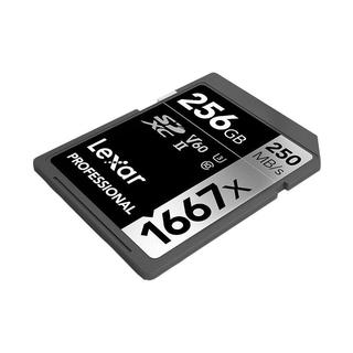 Lexar 雷克沙 SD1667X SD存储卡 256GB（UHS-II、V60、U3）
