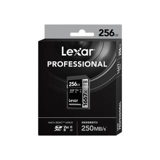 Lexar 雷克沙 SD1667X SD存储卡 256GB（UHS-II、V60、U3）