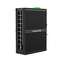 keepLINK KP-9000-65-2GX16GT-SFP 2光口 16电口千兆交换机 电源适配器