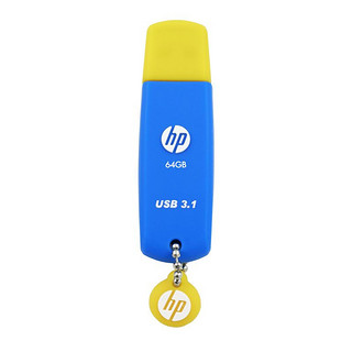 HP 惠普 X788W USB 3.1 U盘 蓝色 64GB USB