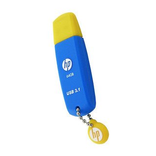 HP 惠普 X788W USB 3.1 U盘 蓝色 64GB USB