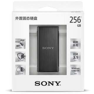 SONY 索尼 SL-BG系列 SL-BG2 USB 3.1 移动固态硬盘 256GB 黑色