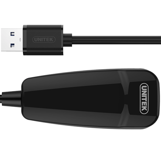 UNITEK 优越者 Y-3461BK USB 3.0转有线千兆网卡 接口转换器 黑色