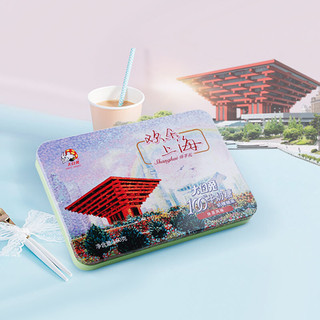 WHITE RABBIT 大白兔 100牛奶糖 奶糖糖果 抹茶风味 160g 礼盒装