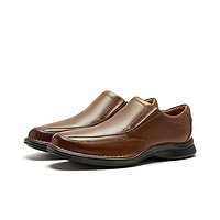 Clarks 其乐 Kempton Free 男士休闲皮鞋 261470388 棕褐色 41.5