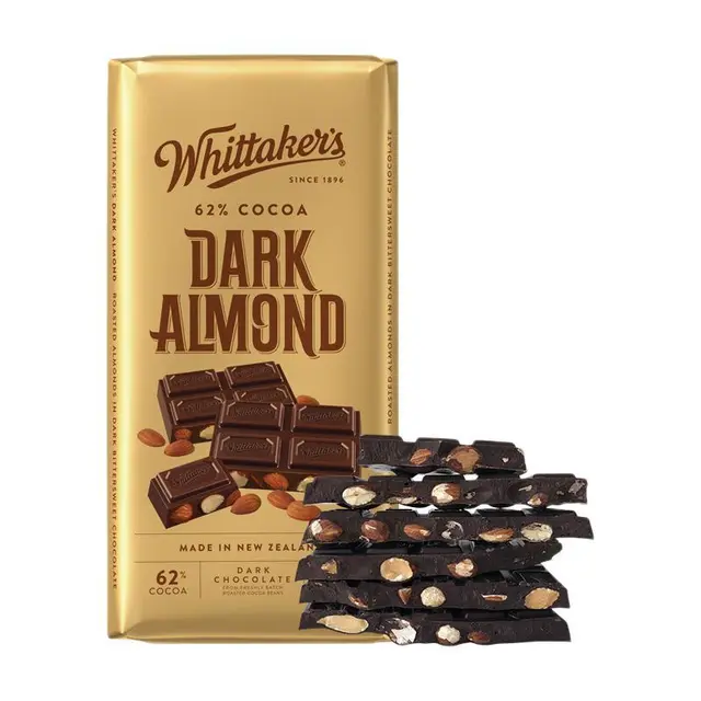 Whittaker\'s 惠特克 扁桃仁黑巧克力 200g