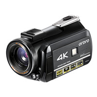ORDRO 欧达 AC3高清4K摄像机专业直播数码摄影机便携DV录像机红外夜视 30倍变焦 APP实时查看 家用会议旅游