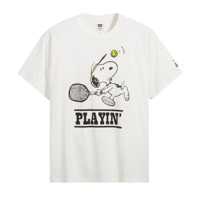 Levi's 李维斯 X Peanuts 女士圆领短袖T恤 56152-0005 白色 M