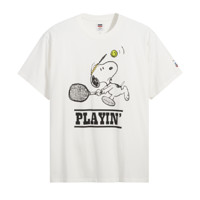 Levi's 李维斯 X Peanuts 女士圆领短袖T恤 56152-0005 白色 S