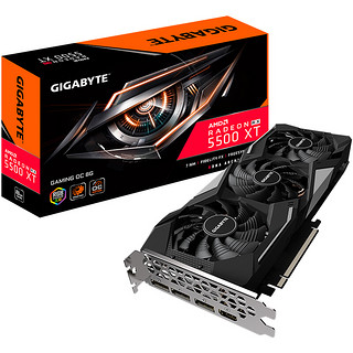 GIGABYTE 技嘉 Radeon RX 5500 XT Gaming OC 显卡 8GB 黑色