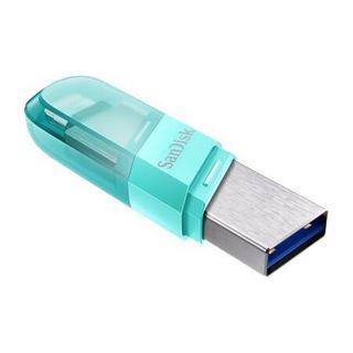 SanDisk 闪迪 欣享豆蔻系列 iXPand USB3.1 U盘 绿色 256GB Lightning/USB-A