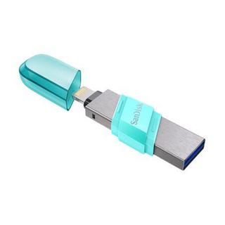 SanDisk 闪迪 欣享豆蔻系列 iXPand USB3.1 U盘 绿色 256GB Lightning/USB-A