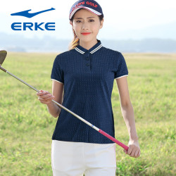 ERKE 鸿星尔克 12215219170 纯棉翻领polo衫