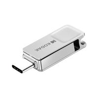 Kodak 柯达 64GB Type-C双接口手机电脑两用U盘全金属学生安卓Type-C手机U盘行车记录仪车载优盘K223C