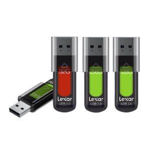 Lexar 雷克沙 S57系列 LJDS57-128ABGN USB 3.0 U盘 黑色 128GB USB