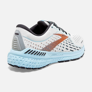 Brooks 布鲁克斯 Adrenaline GTS 21 耐磨缓震舒适透气女士运动跑步鞋 白蓝/193 标准35.5/US5