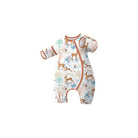 i-baby 珍稀国宝系列 D1210061 婴儿恒温分腿睡袋 纱布清新款 西藏羚羊 75-85cm