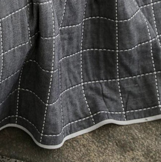 Uchino 内野 夏天系列 亲柔六重纱毛巾被 深蓝 150*200cm