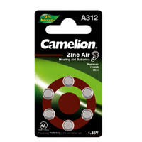 Camelion 飞狮 A312 助听器电池 1.45V 150mAh 6粒装