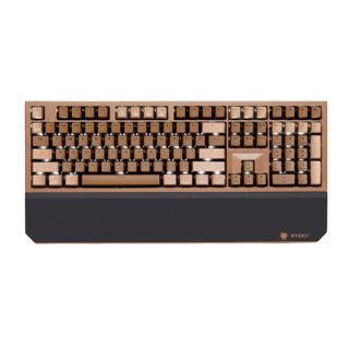 Hyeku 黑峡谷 X5 108键 2.4G双模机械键盘 浓情巧克力 凯华BOX天空蓝轴 单光