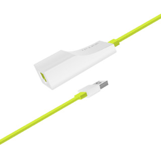 TP-LINK 普联 TL-UF210 USB 2.0转有线百兆网卡转换器 绿色