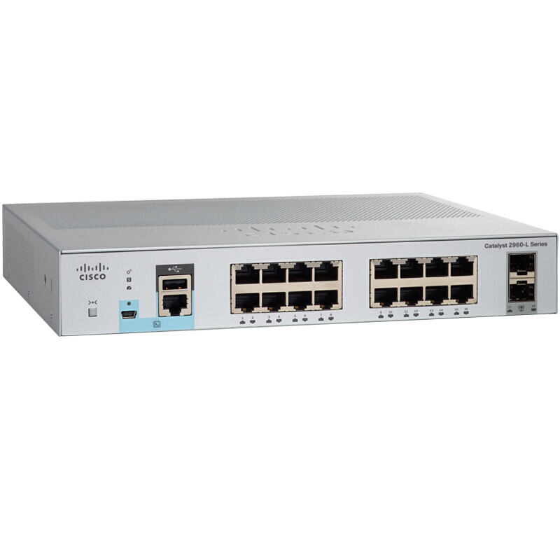 CISCO 思科 WS-C2960L-16TS-LL 16口千兆交换机
