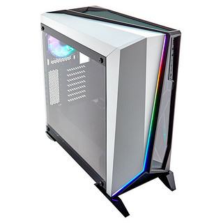 USCORSAIR 美商海盗船 SPEC-OMEGA RGB EATX机箱 半侧透 白色 含电源 750W