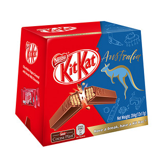 Nestlé 雀巢 奇巧kitkat 威化牛奶巧克力 17g*12条