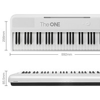 The ONE 壹枱 COLOR 电子琴 61键 白色 官方标配