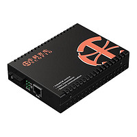 中科光电 ZK-FE-25B/N 百兆单模单纤光纤收发器 黑色