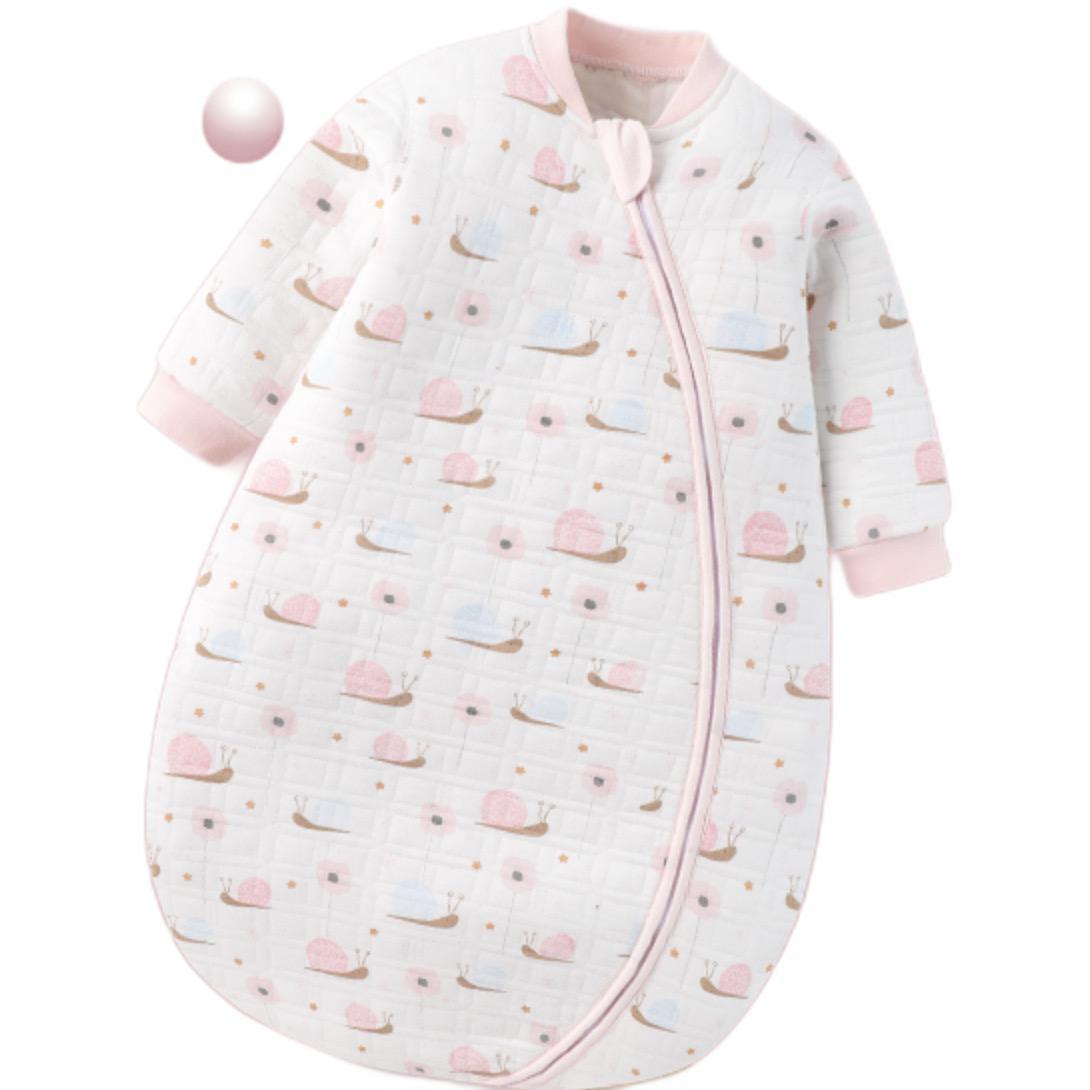 gb 好孩子 丛林派对系列 婴童防踢睡袋 粉色 90cm