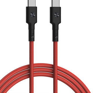ZMI AL303 USB-A转Type-C 3A 数据线 编织 1m 红色