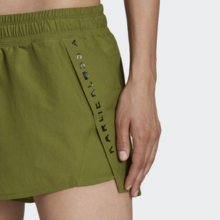 adidas 阿迪达斯 KK RUN SHORT KARLIE KLOSS联名款 女子运动短裤 GQ2185 橄榄绿 L