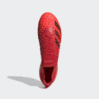 adidas 阿迪达斯 Predator Freak .1 L AG 男子足球鞋 GZ2809 亮橘红荧光/黑 44.5