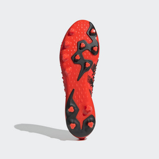 adidas 阿迪达斯 Predator Freak .1 L AG 男子足球鞋 GZ2809 亮橘红荧光/黑 44.5