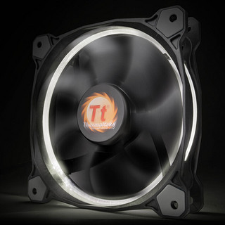 Thermaltake 曜越 Riing 12 白光 120mm 机箱散热风扇 单个装