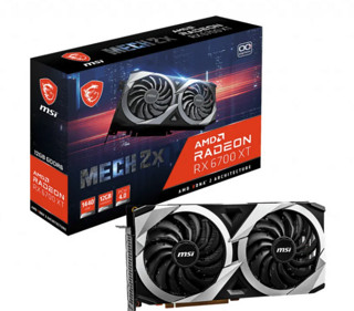 MSI 微星 AMD Radeon RX 6700 XT 台式电脑独立显卡 12GB