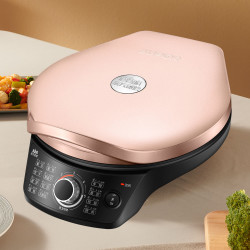 supor苏泊尔25mm深烤盘可双面加热独立控温蒸汽烙饼煎烤机847aq