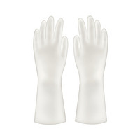 VEACOW 耐用橡硅胶皮手套神器耐用型衣服手套洗刷碗手套女家务 防水手套