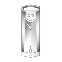 DM 大迈 合金刺客系列 PD097 USB 2.0 U盘 银色 8GB USB