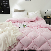 Bejirog 北极绒 托斯卡纳 水洗棉纤维加厚被 粉色 200*230cm 7斤