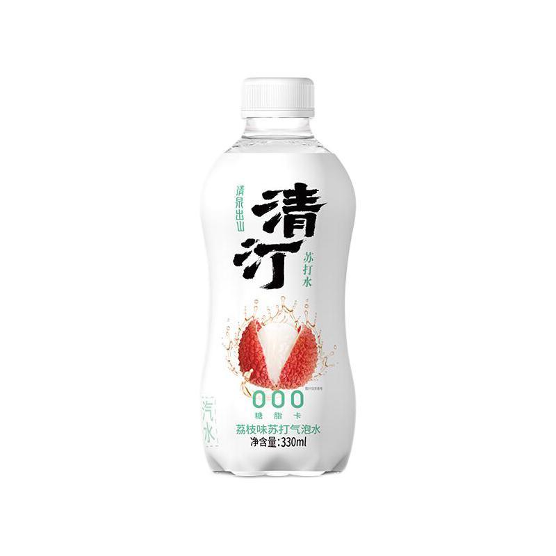 SPRINGS & MOUNTAINS 清泉出山 清汀 0脂0糖 苏打气泡水 荔枝味