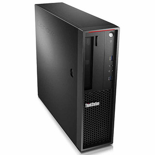 Lenovo 联想 ThinkStation P320 小机箱版 工作站 黑色(至强E3-1225V6、P600、8GB、1TB HDD)