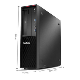 Lenovo 联想 ThinkStation P320 小机箱版 工作站 黑色(至强E3-1225、核芯显卡、8GB、1TB HDD)