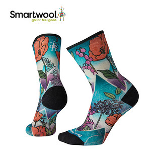 Smartwool PhD Pro 女士耐力印花中筒袜 跑步袜 美利奴羊毛袜1237